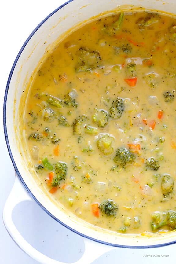 Hotový recept na brokolicovou polévku se sýrem