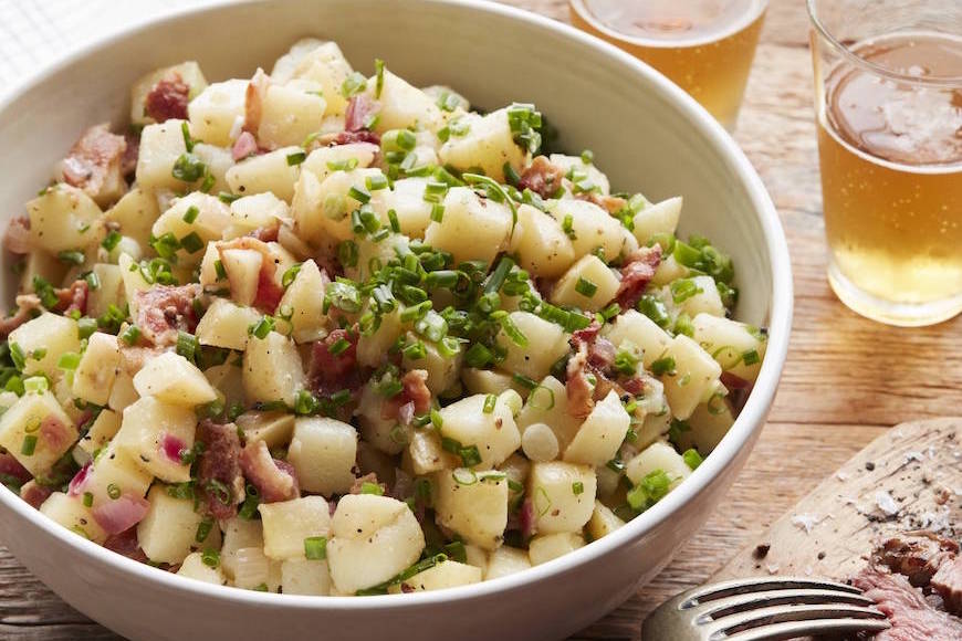 Hotový recept na dietní bramborový salát