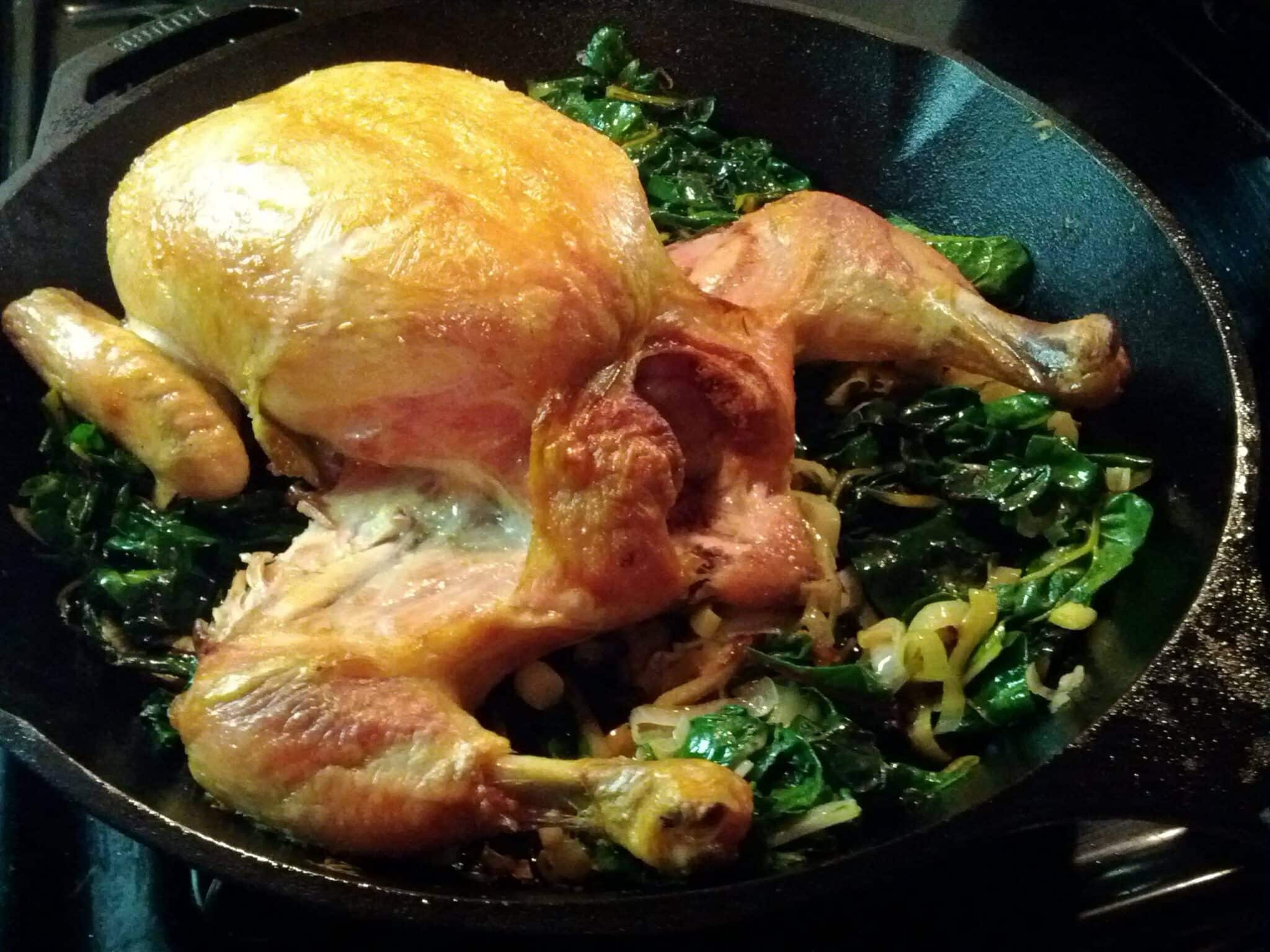 Jednoduchý recept na dietní kuře s pórkem