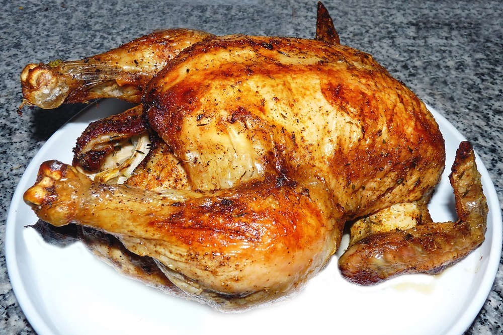 Pikantní kuřátko pečené na grilu