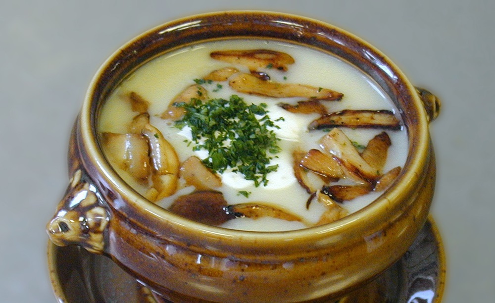 Lahodná polévka z hub a brambor