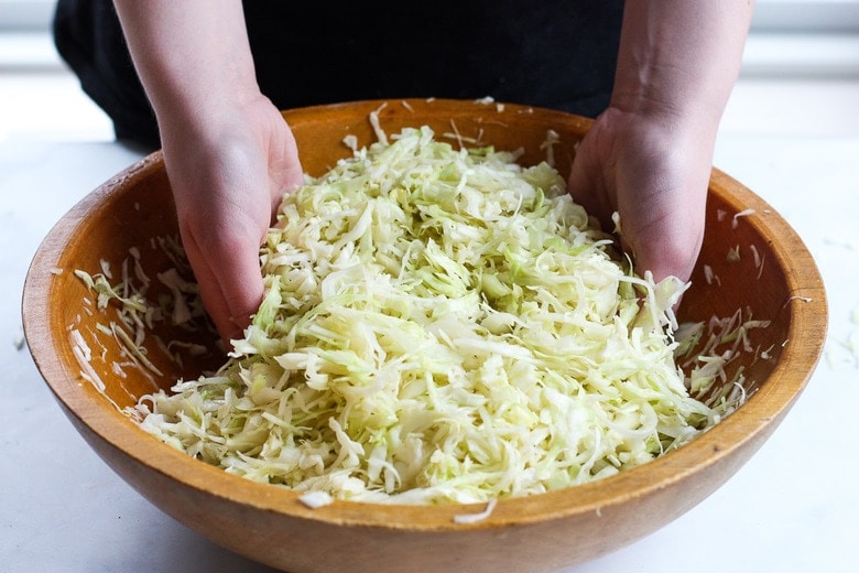 Fermented white cabbage.