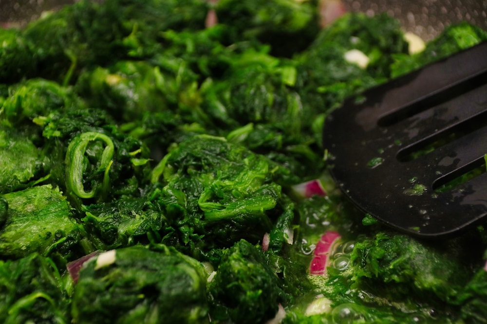 Extrémně chutný špenát vyrobený z brokolice