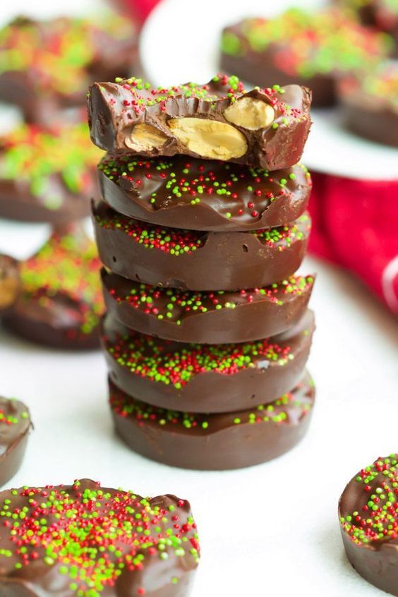 jemná domácí vánoční čokoláda do formiček
