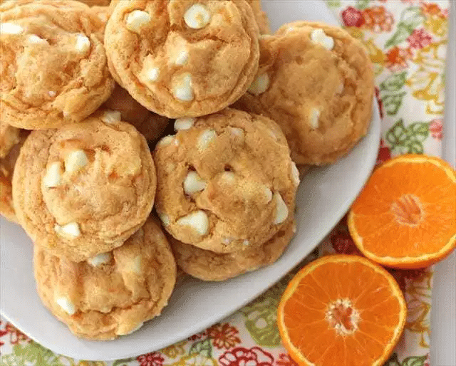 křupavé sušenky s pomerančovým krémem