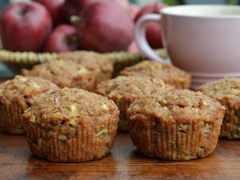 jablečné muffiny vegan