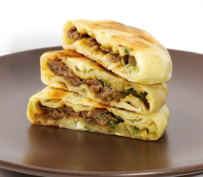 patties filled with celery and meat