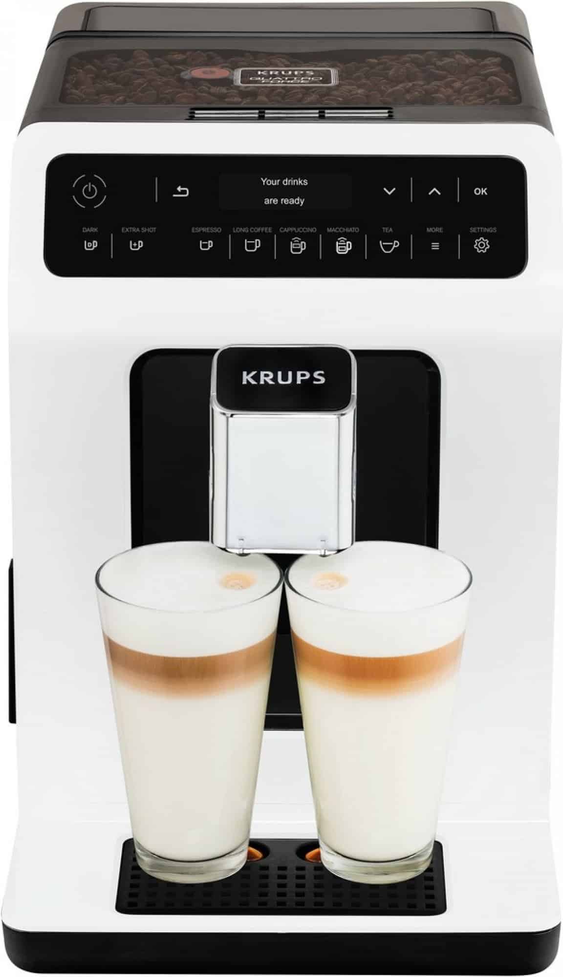 Automatický kávovar na espresso Krups Evidence pro přípravu dokonalé kávy.