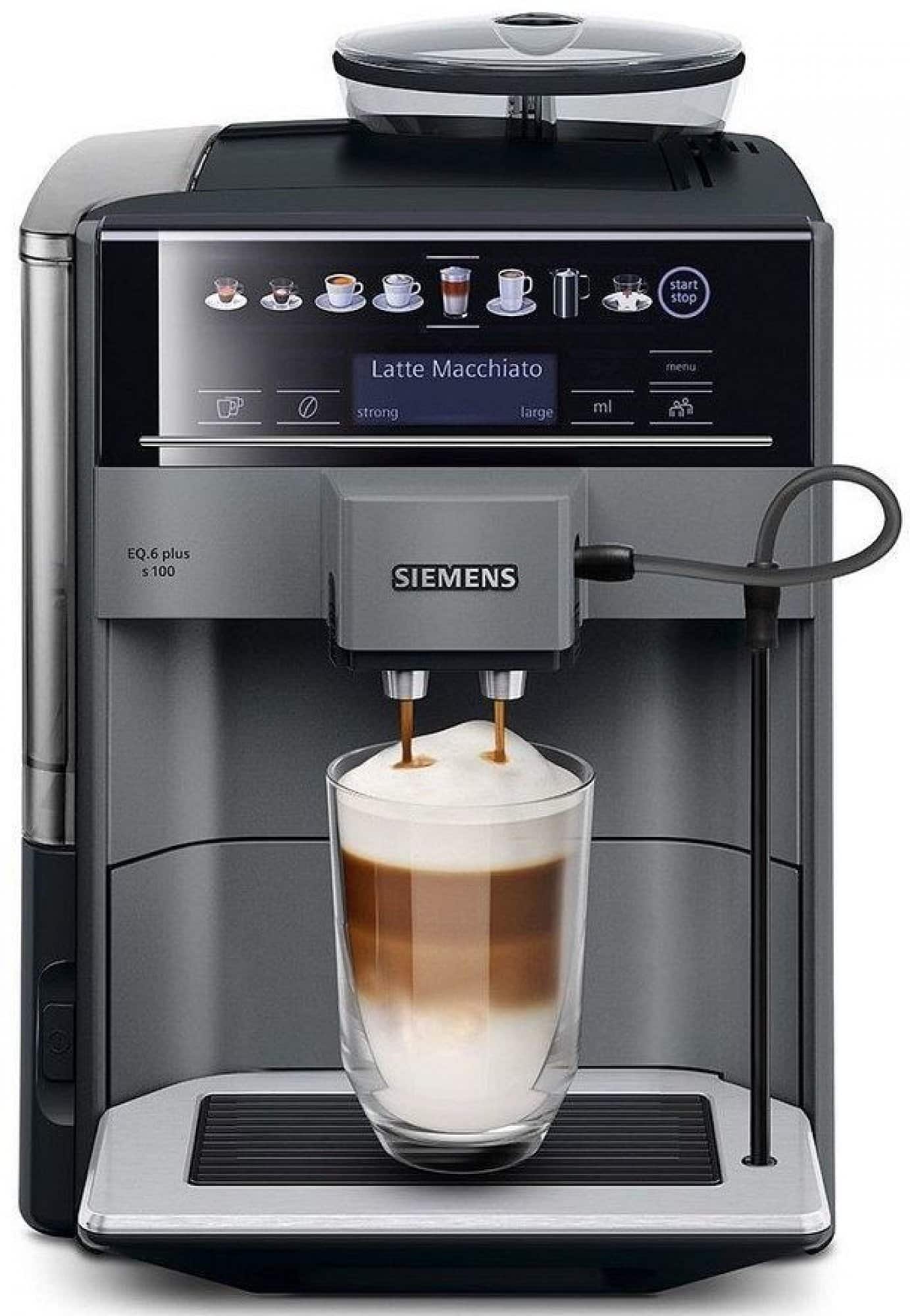 Plně automatický kávovar od výrobce Siemens.