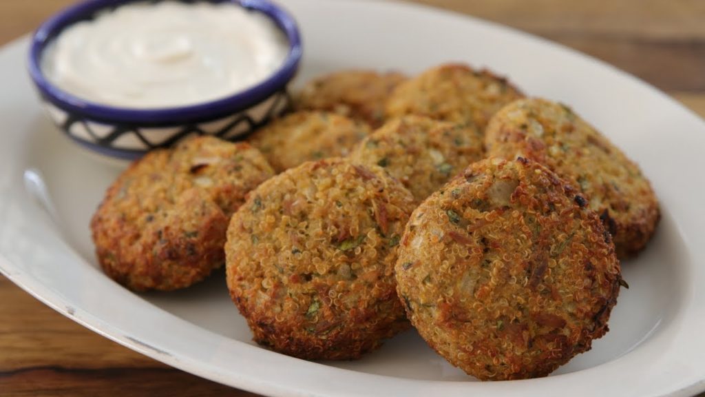 These kale patties are gluten-free, vegetarian and vegan.