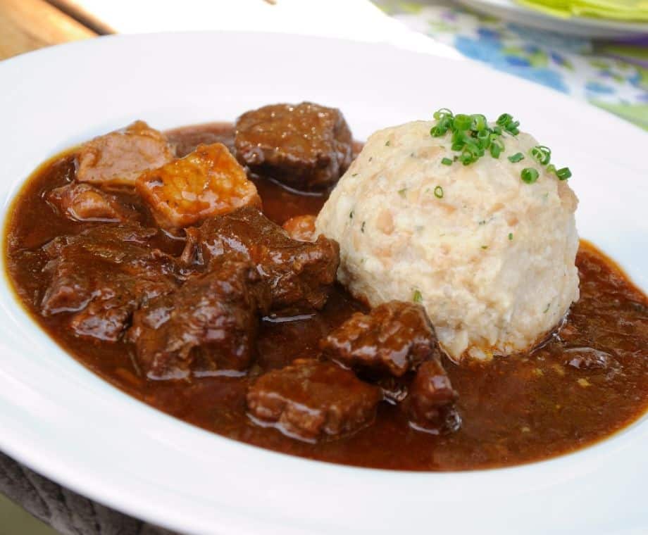 Boar stew or stew made from different types of game.