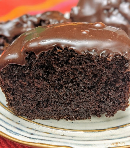 body with cocoa and chocolate coating