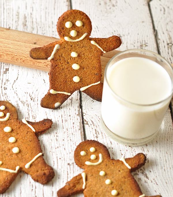 Christmas gingerbread without flour or sugar