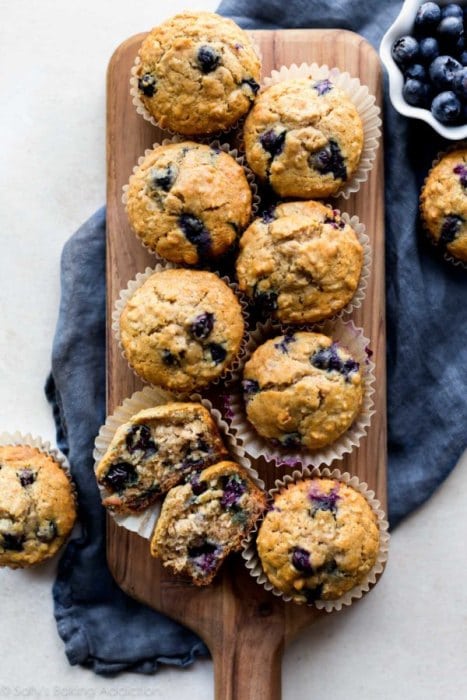Blueberry Oatmeal Muffins.
