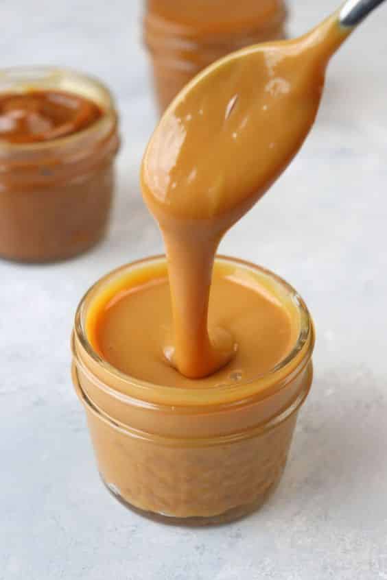 A sweet and simple sauce for dipping delicious churros.