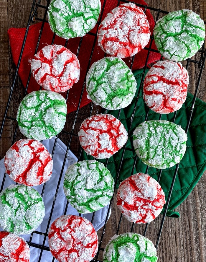 Luxusní vánoční popraskané sušenky pro Krise Kringla.