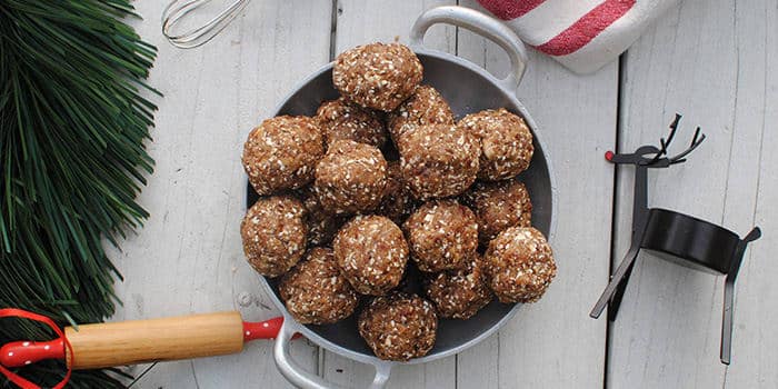 Energy balls with a traditional gingerbread taste.