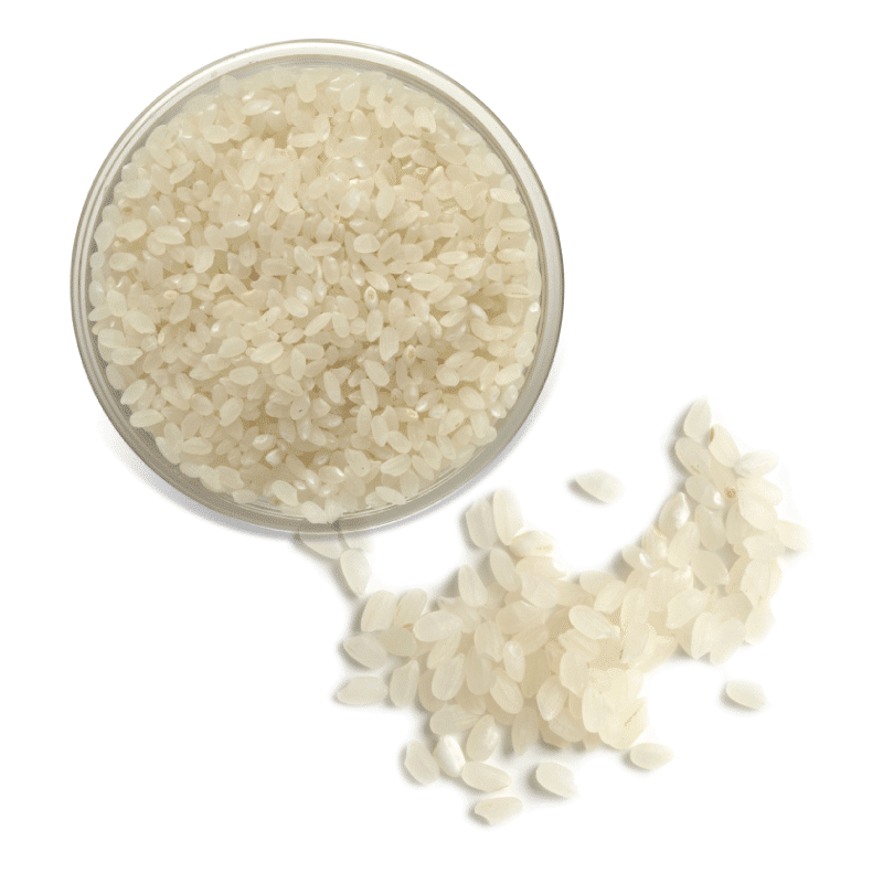 Krátkozrnná rýže bílá v misce