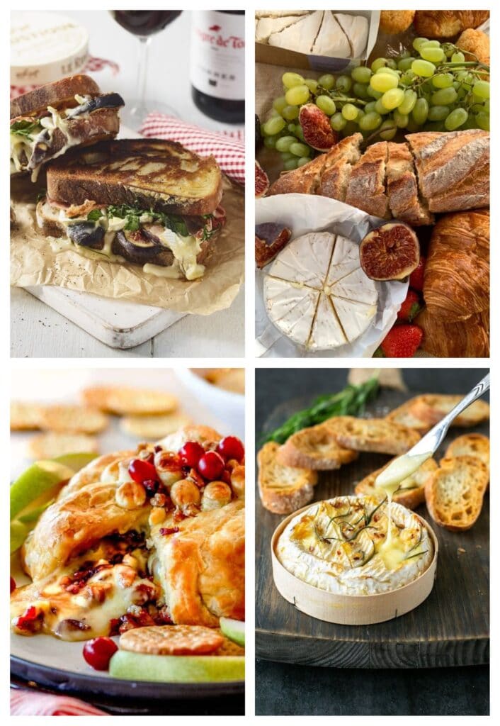 Ideas where to use Camembert in various dishes.