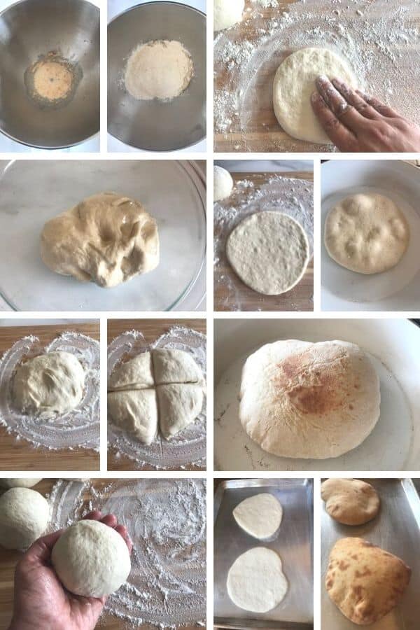 Jak se připravuje pravá blízkovýchodní chléb.