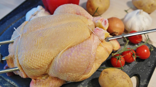 Kuře na rotiserie grilu