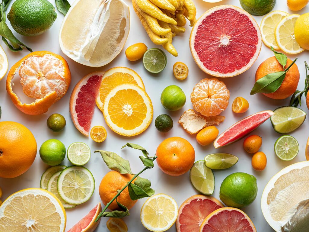 Druhy citrusového ovoce, které těží zdravotní benefity z bílé slupky.
