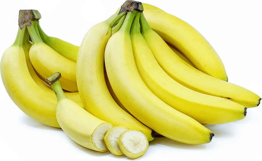 Gelbe Cavendish-Bananen
