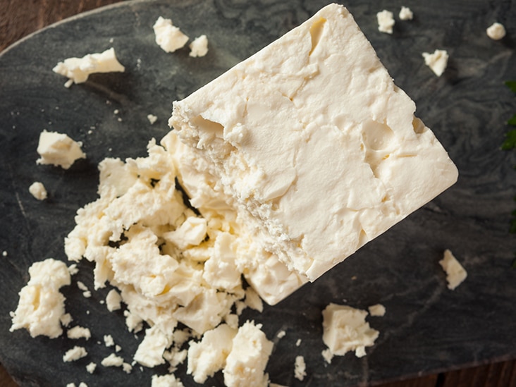 Fresh feta, as a good substitute for cottage cheese.